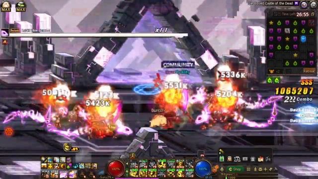 DFO DNF 던파 (Neo: Kunoichi) Destroyed Castle of the Dead Masters смотреть онлайн