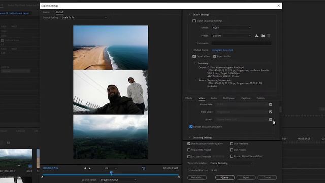 Instagram Reel Export Settings | Adobe Premiere Pro Export Settings for Instagram Reels Eng Subtitl смотреть онлайн