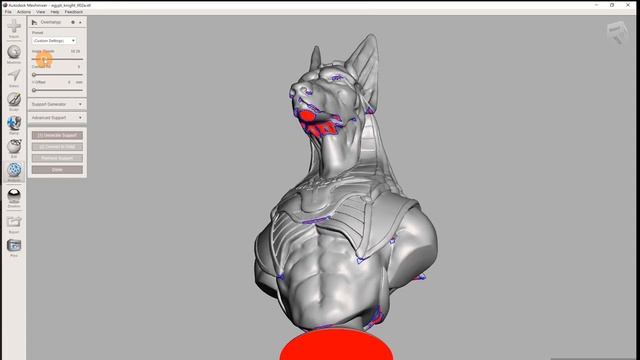 Save time and money on your 3D Prints by creating custom supports using Autodesk Meshmixer смотреть онлайн