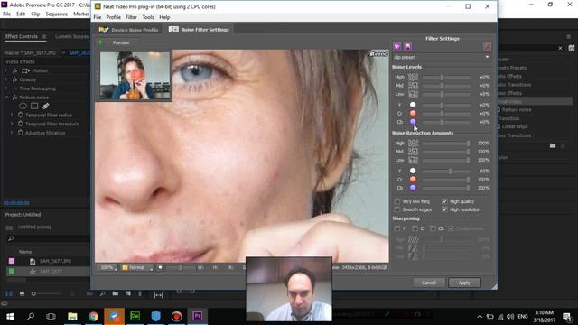 73- روتوش صورت با Neat در Adobe premiere - آموزش پریمیر سعید طوفانی смотреть онлайн