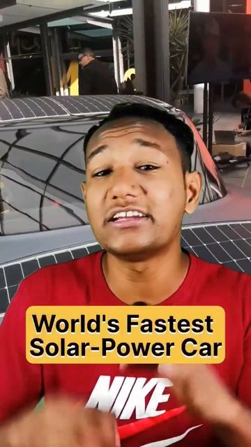 World's Fastest Solar-Power Car 🔥 #shorts By Sahil Pathan