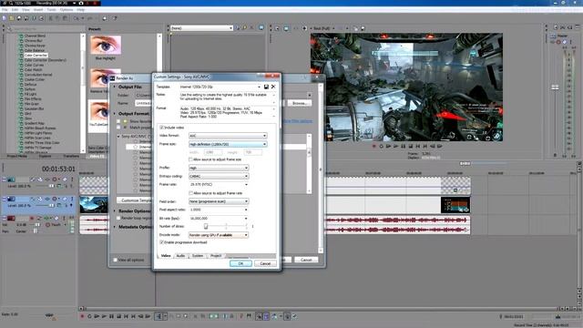 Highest Quality [HD] Smallest file size Render Settings - Vegas Pro Tutorial смотреть онлайн