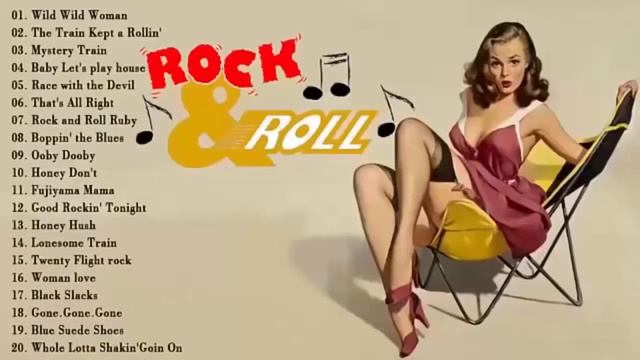 Best Rockabilly Rock And Roll Songs Collection Top 100 Classic Rock N Roll Music Of All Time смотреть онлайн