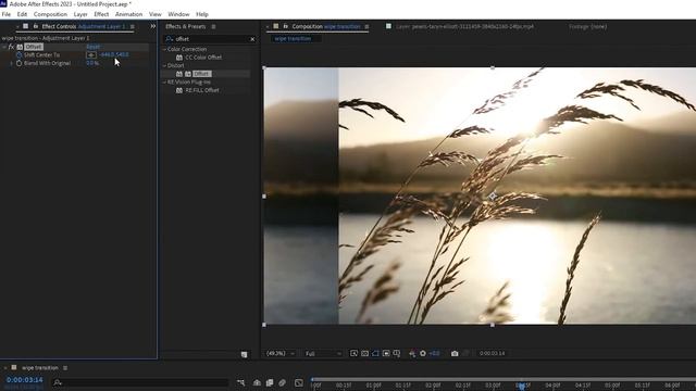 How to Create Wipe Transition - Adobe After Effects 2023 Tutorial смотреть онлайн