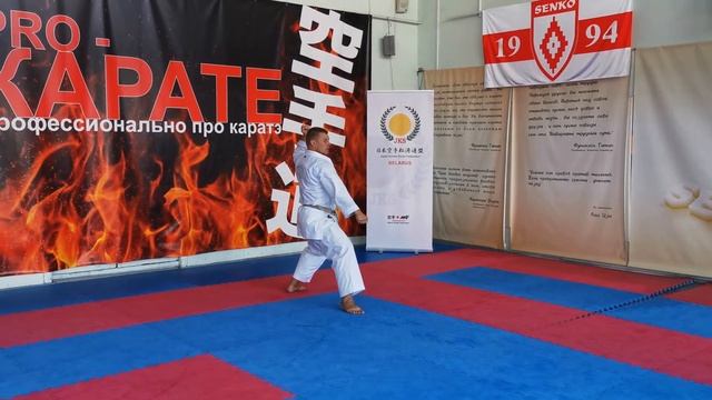 Heian Godan #1. Kata and Bunkai. Full power and fast motion. Хейан Годан #1. Ката и Бункай. смотреть онлайн