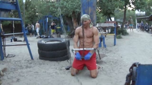 Тяга верхнего блока (нестандартная). смотреть онлайн