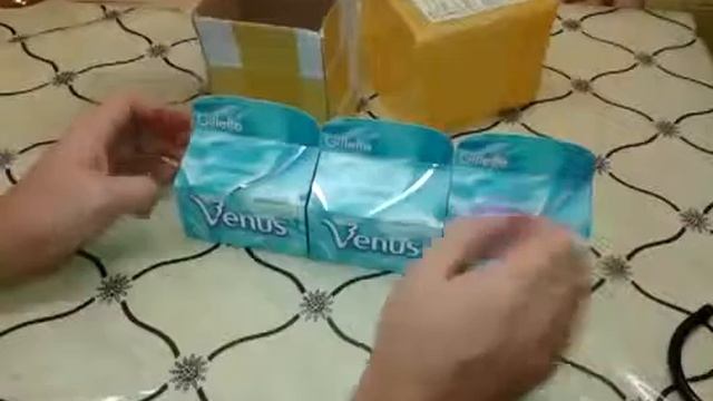 Посылки из Китая кассеты Gillette Venus Посылки с Aliexpress смотреть онлайн