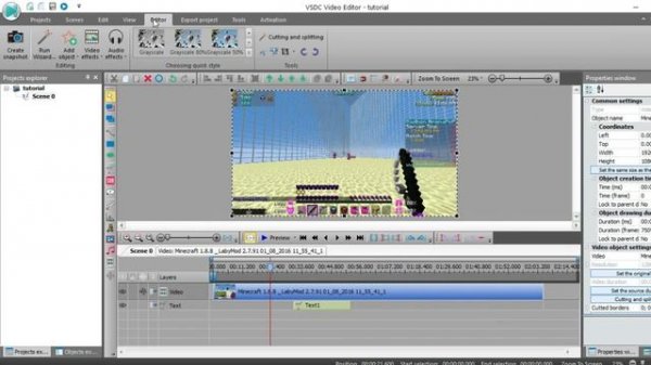 HOW TO USE VSDC FREE EDITOR | BEST SETTINGS 2016!!