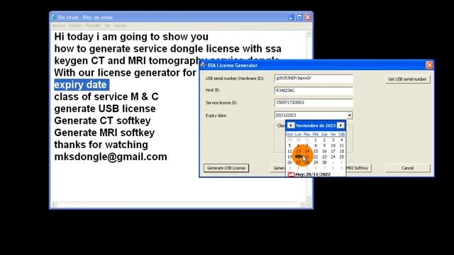 General Electric (GE) CT And MRI Tomography Service Dongle With Our License Generator SSA Dongle