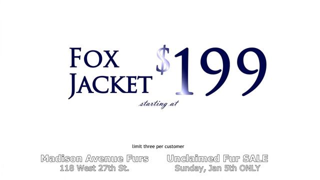 2019 MAV Unclaimed Furs Jan 5 30H YOUTUBE version смотреть онлайн