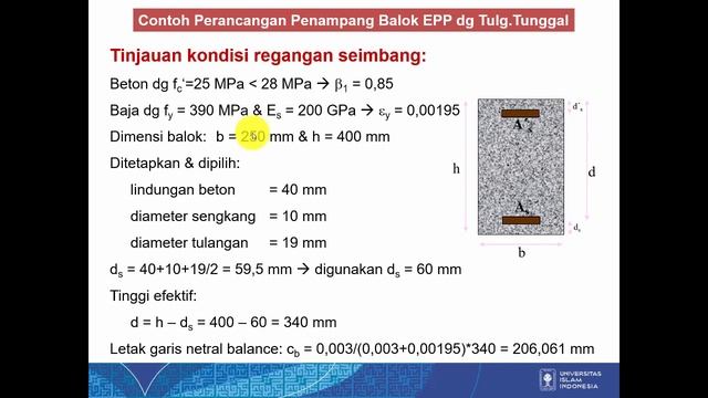 7d Desain Plat dan Balok Beton. Contoh soal Tul Lentur Momen Tumpuan dan Lapangan смотреть онлайн