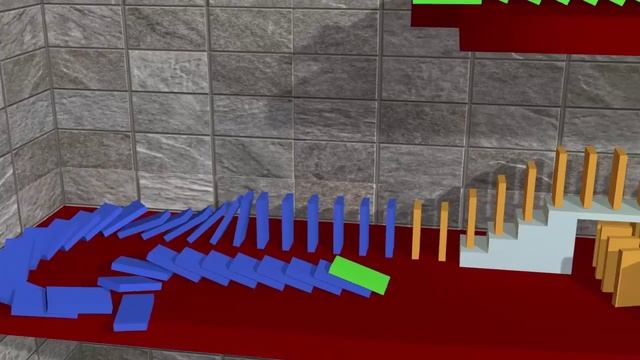Domino - Aitor Pastor Gamero (3dsMax - Mass FX) смотреть онлайн