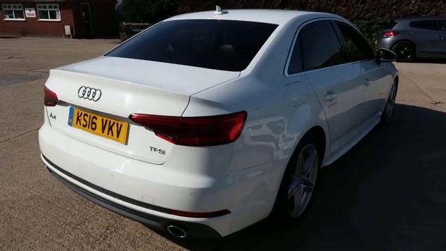 2016 16 AUDI A4 2.0 TFSI S LINE 4D 188 BHP смотреть онлайн