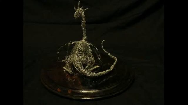 Resting Dragon Wire Sculpture смотреть онлайн