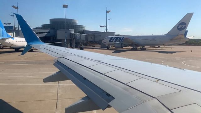 Победа | Взлет Boeing 737 из Внуково