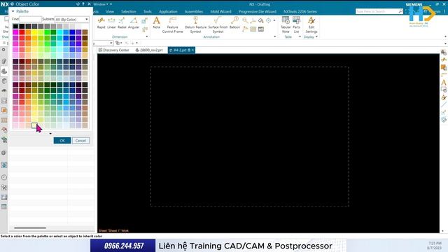 Tạo template khung bản vẽ 2D | Template of Drawing on NX (Part 1) смотреть онлайн