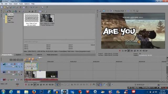 Sony Vegas Pro 13 - Cool Intro Tutorial смотреть онлайн