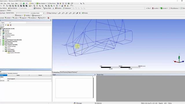 BAJA SAE Chassis Analysis - Roll Over, Rear Impact and Torsional Test in ANSYS Mechanical - Part 3 смотреть онлайн