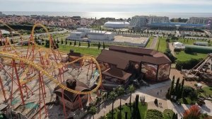 Сочи Парк. Аттракцион свободного падения "Жар-птица" от первого лица.