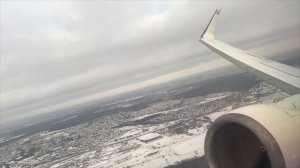 Взлет под рев двигателей Boeing 737 Utair