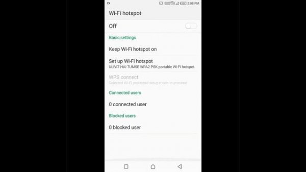 #Wi-Fi #Hot-spot #Android #Setting / KNOWLEDGE TECHNICAL SUPPORT