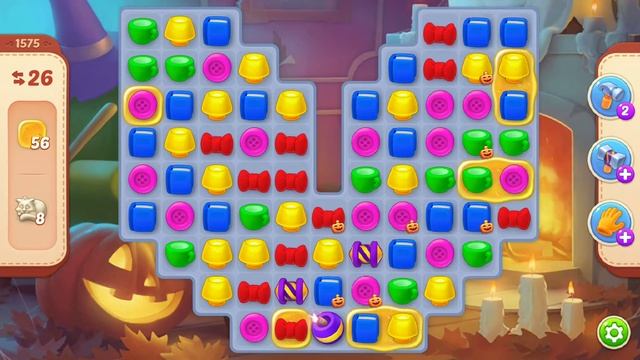 Homescapes. Прохождение. 1575 уровень смотреть онлайн