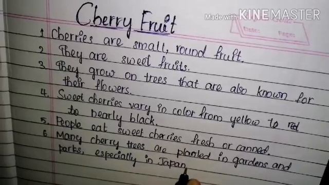 10 lines on cherry fruit смотреть онлайн