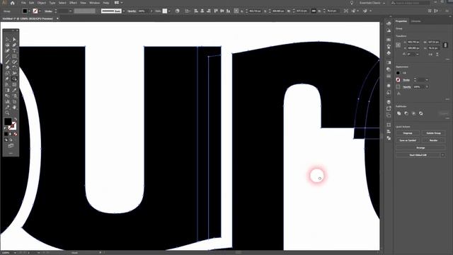 Offset wordmark logo design in Illustrator смотреть онлайн