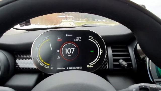 Mini Cooper SE 2021 184HP 0-100 km/h with sport mode (Electric car) BMW Power смотреть онлайн
