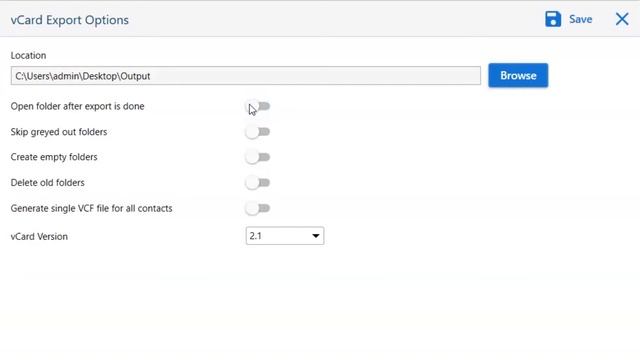 How To Convert Communigate contacts to vCard File - Saving Process смотреть онлайн