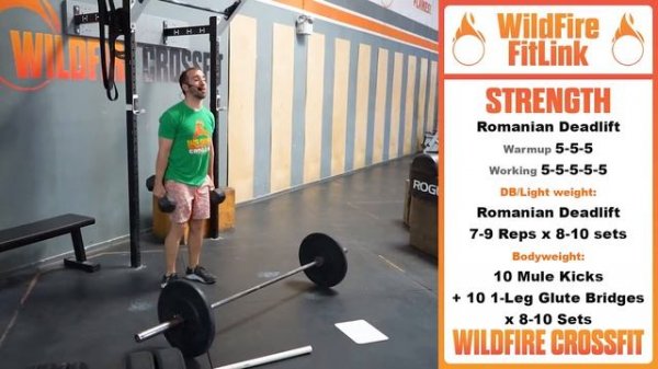 Hang Power Clean and more! | WildFire CrossFit Workout
