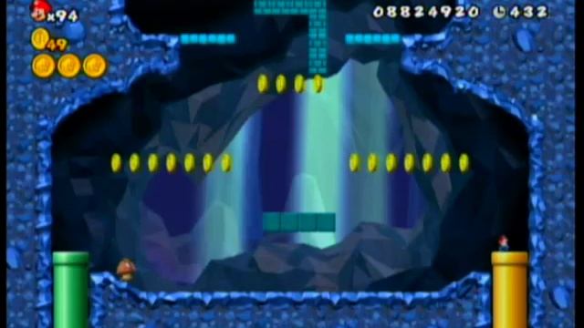New Super Mario Bros. Wii Mini Run - 1-2 смотреть онлайн