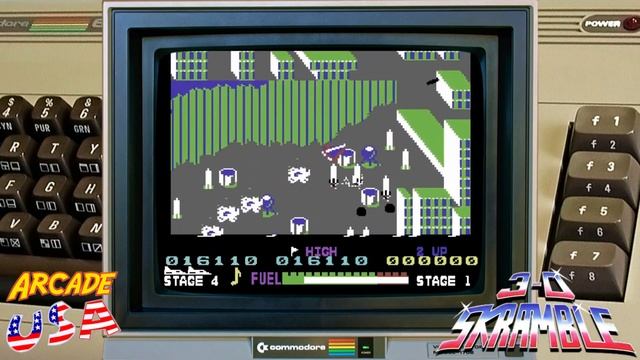3-D Skramble! (Commodore 64) смотреть онлайн