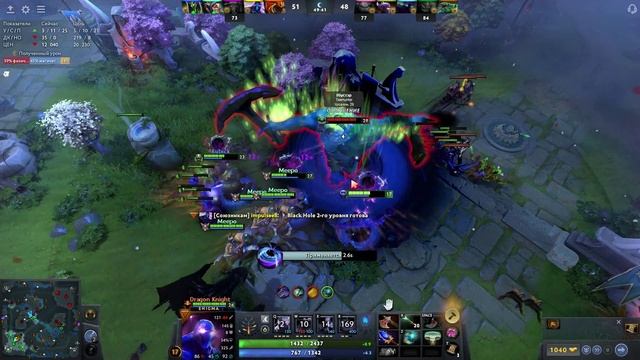 Dota 2: Напряжённые моменты и сильные мувы!