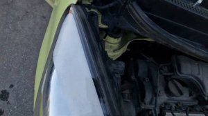 kia picanto 2, замена ламп в передней фаре (H7)