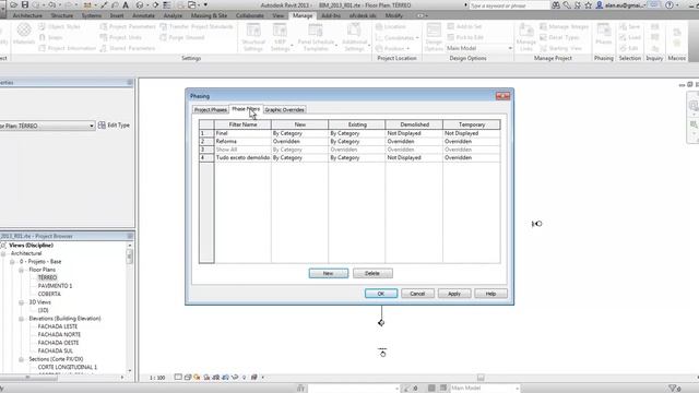 Revit 2013 2014 - Projeto de Reforma - Phases смотреть онлайн