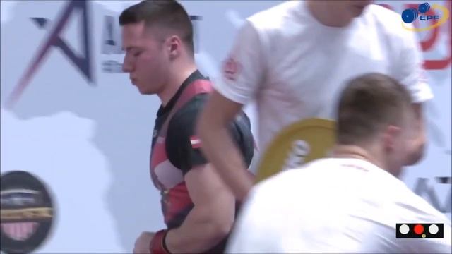 European Powerlifting Championships 2019/ Kaunas/ -93kg/ Juniors/ René Hofer смотреть онлайн