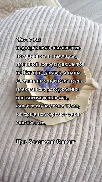 Доброе утро! 🤍 Прп. Анастасий Синаит смотреть онлайн