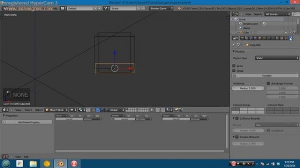 "2D" Sidescroller in blender game engine