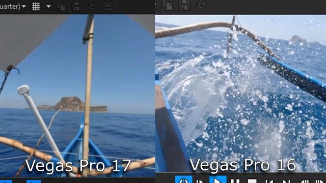 Vegas Pro 17 vs Vegas Pro 16 Super SloMo Smoothness смотреть онлайн