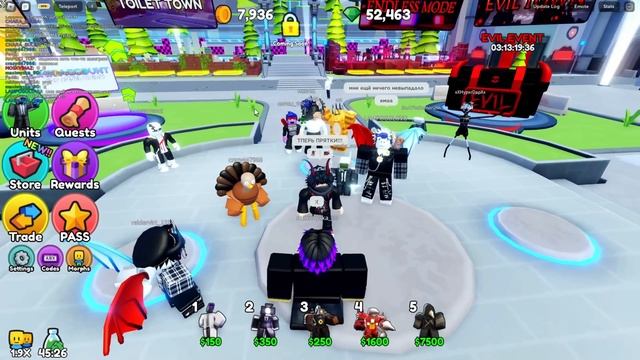 Потратил 500к монет на годли кейс в игре Skibidi tower Defense смотреть онлайн