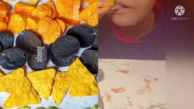 #crunchy #claypot #asmreating Red, White, Black Chips & Shale Stone Crunch смотреть онлайн