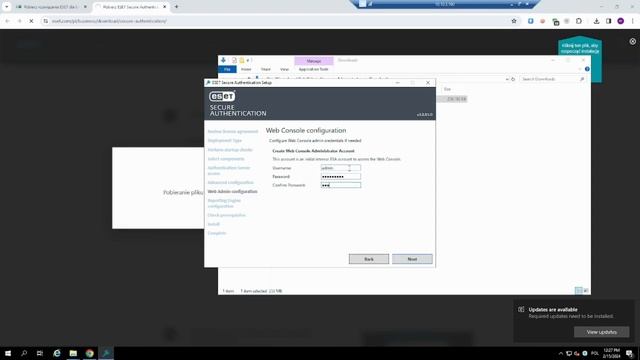 Instalacja ESET Secure Authentication na serwerze z AD смотреть онлайн