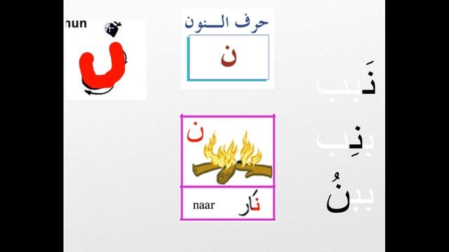 Como Escribir El Alfabeto Arabe La Letra Nun