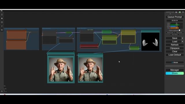 ComfyUI - Fixing Hands - Melhorando Mãos com ControlNet смотреть онлайн