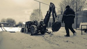 самодельный мини трактор