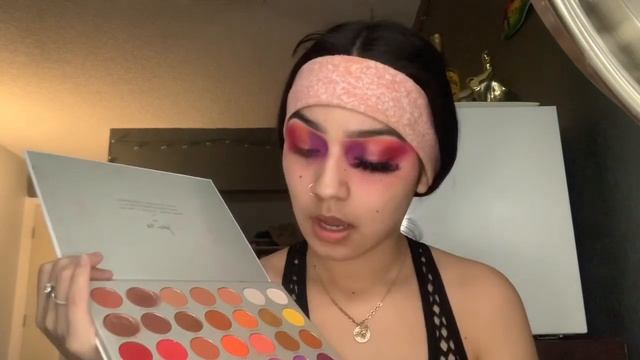 Colorful Eye Shadow Using Jaclyn Hill Vol. Ll Palette For Beginners