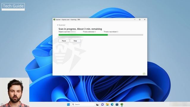 Step-by-step tutorial of how to express scan with Dr. Web смотреть онлайн