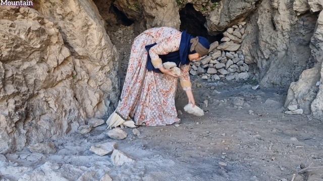 تلاش افسانه برای زنده ماندن و ساخت یک پناهگاه در یک غار