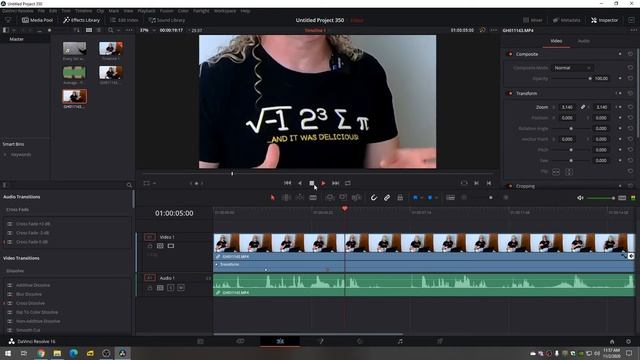 How to Zoom In and Zoom Out in DaVinci Resolve смотреть онлайн